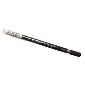 Rimmel London Waterproof Eye Liner Pencil Scandal Eyes 24hr, 002 Sparkling Black